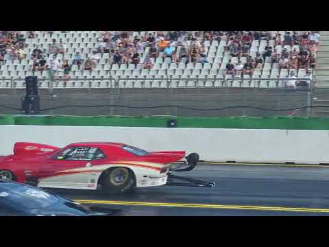 Nitrolympx 2024 Crash Jean Dulamon Hockenheimring Dragster
