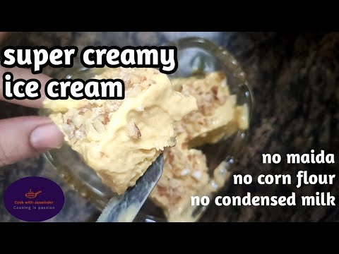 Super creamy mango ice cream with only one special ingredient l Creamy creamy ice cream recipe