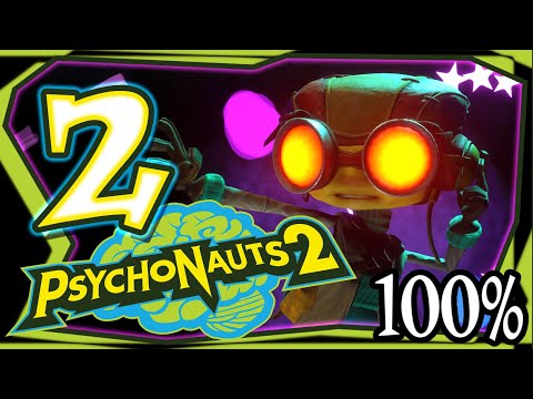 Psychonauts 2 Walkthrough Part 2 (XB1, PS4, PC) 100%