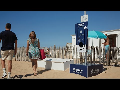 Renson voorziet Belgische kust van gratis zonnecrème