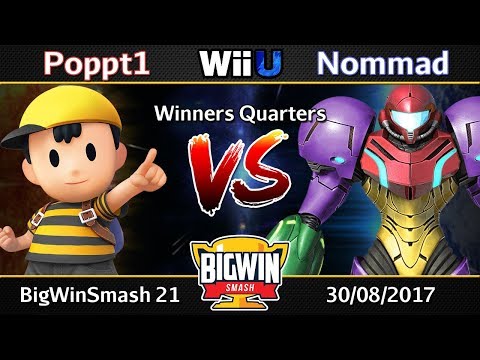 BigWinSmash 21 - Winners Quarters - Poppt1 (Ness, Mario) v Nommad (Samus)