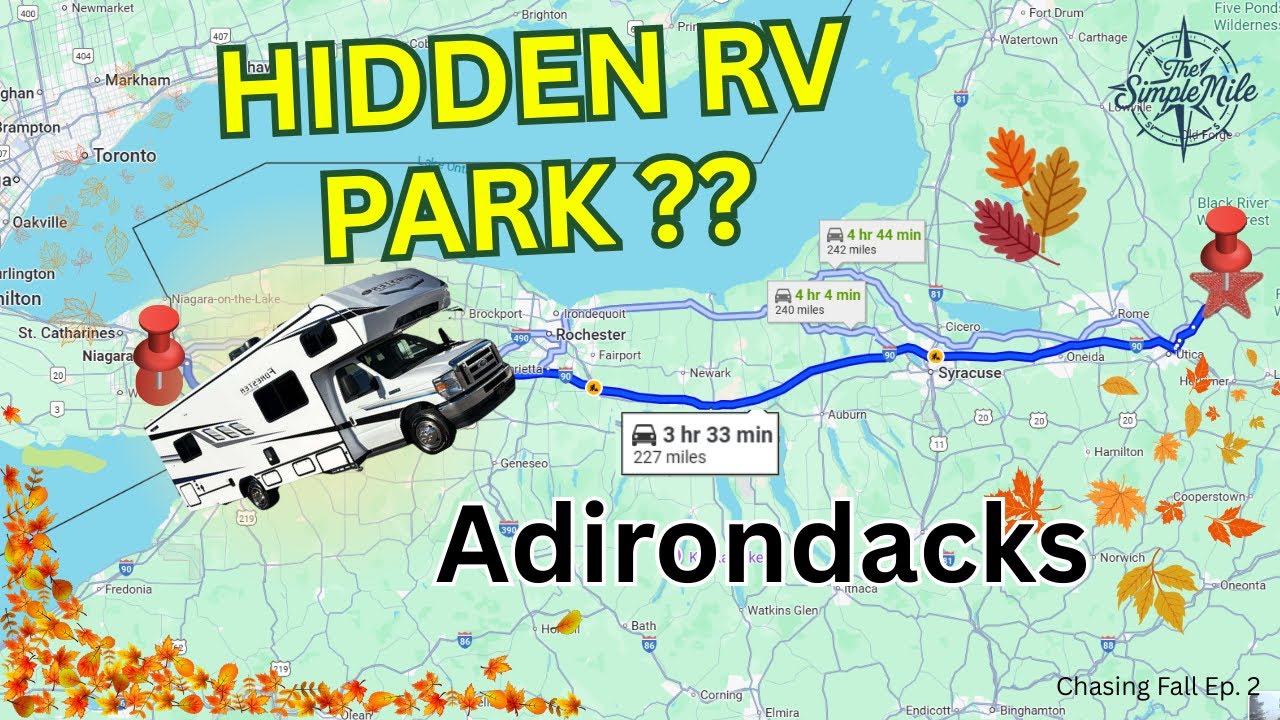 We Found a Hidden RV Park in the Adirondacks!