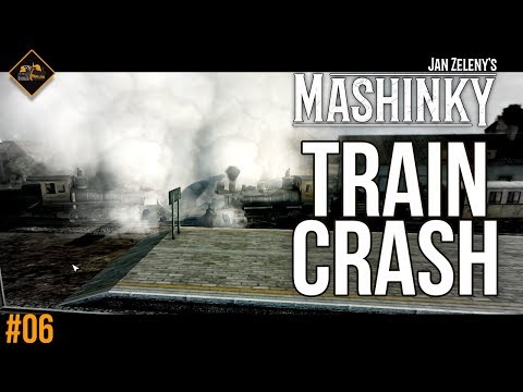 Train crash in Mashinky. Let's Play Mashinky gameplay series #6