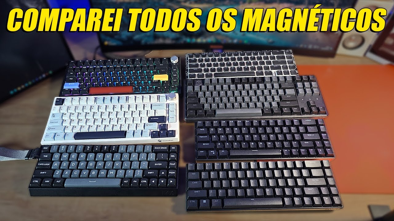 QUAL TECLADO MAGNÉTICO COMPRAR? Comparei todos que já testei!