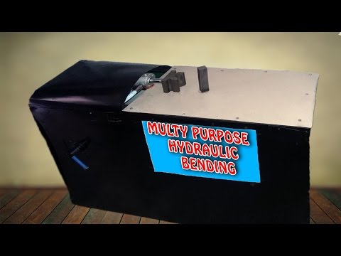 Hydraulic Bending machine Mechanical engineering project final year project Video