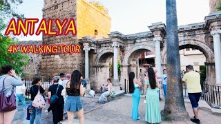 ANTALYA OLD TOWN WALK 🇹🇷 | KALEIÇI, HADRIAN’S GATE & HIDIRLIK TOWER AT