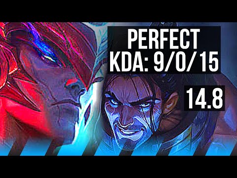 YONE vs SYLAS (MID) | 9/0/15, 70% winrate, Legendary | BR Master | 14.8