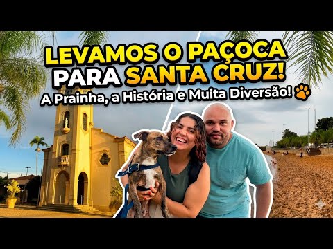 CONHECEMOS A "PRAIA" DO INTERIOR DE SP! 🏖️ Santa Cruz da Conceição  nos surpreendeu!