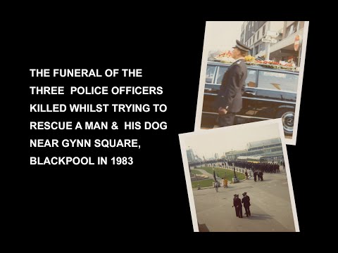 The funeral of three Police  Officers - Blackpool 1983