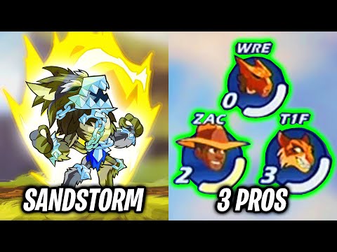 Sandstorm Vs 3 Pros At Once