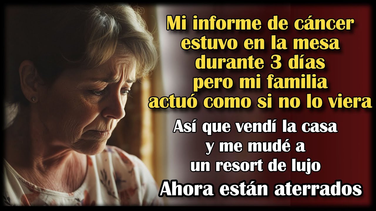 Dejé mi informe de cáncer a la vista, pero fingieron no verlo—hasta que me mudé a un resort de lujo