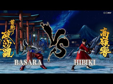 SAMURAI SHODOWN: Evil BASARA vs HIBIKI (Hardest CPU)