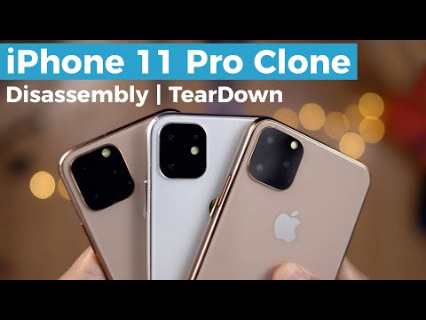Inside iPhone 11 Pro Clone Disassembly Teardown
