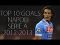 Edinson Cavani Top 10 Serie A Goals|Napoli('12-'13)|by IsaacFutbol4hd