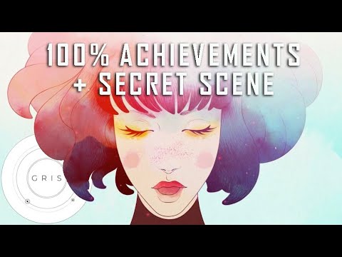 GRIS Walkthrough. 100% Achievements Guide + Secret Scene