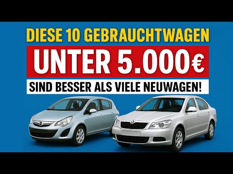 These 10 used cars under €5,000 are better than many new cars!
