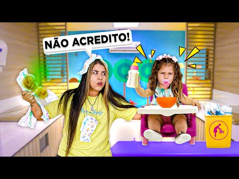 LAYRA DESMAIOU COMENDO UM DOCE ESTRANHO E VIROU UMA BEBÊ!