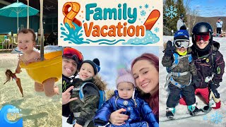 Epic Family Waterpark & Snow Trip!!