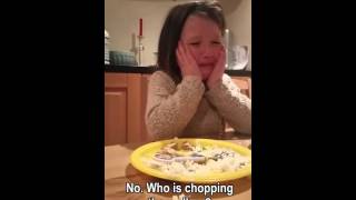 Adorable Irish girl explains she doesn't want to eat meat