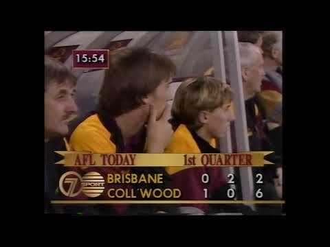 Peter Daicos 13 Goals 1991 AFL Round 20 Brisbane Vs Collingwood