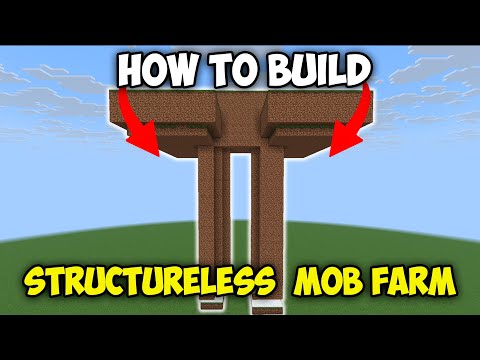 How to Build a Mob Farm in a Structureless Superflat
