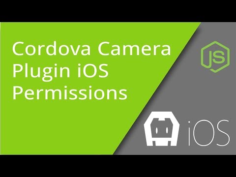 Cordova iOS Camera Permissions