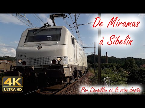 [Cab Ride] [4K] En cabine de Miramas à Sibelin par la rive droite