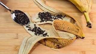 Just mix cloves with banana peel and you won't believe what happens !
