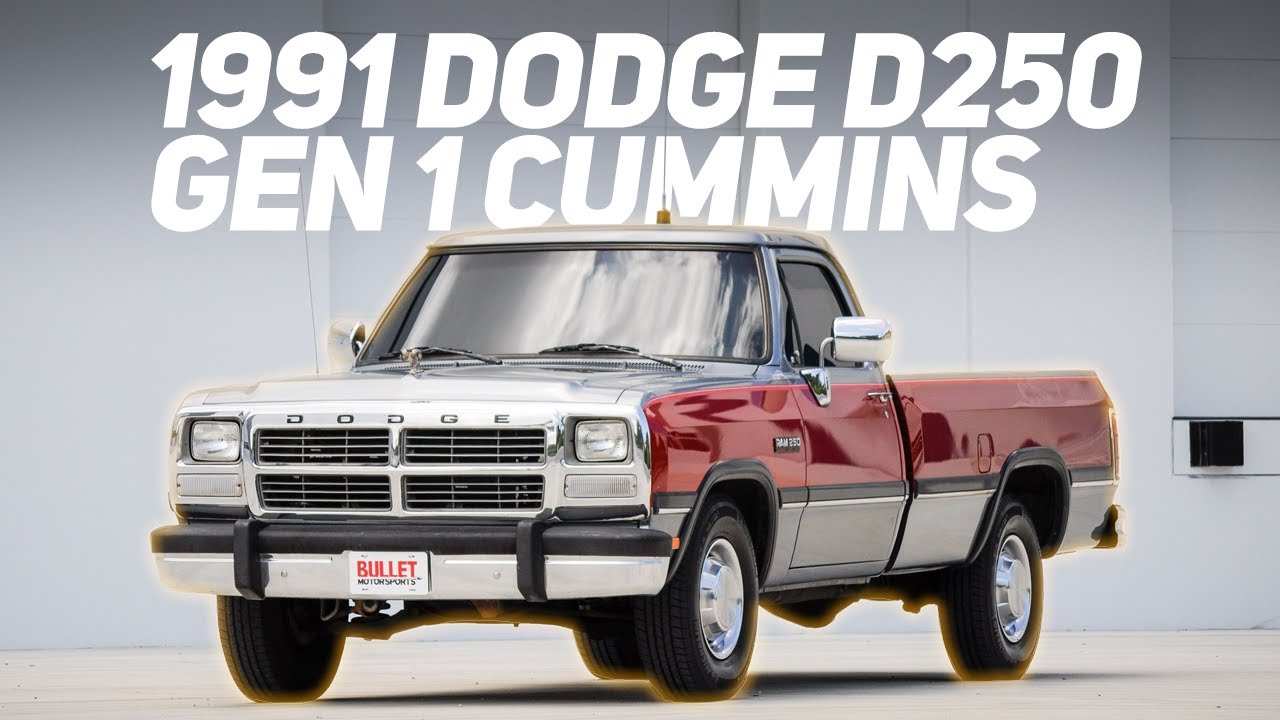 1991 Dodge 250 Cummins Gen1 "Big Red" | Walkaround ...