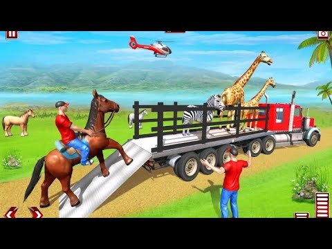 Real Tractor Farm Animal Truck Driving Transport Simulator - Best Android GamePlay