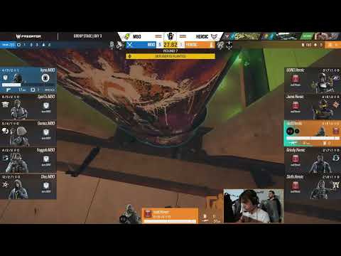 Nudl uses the Montagne glitch on Kyno | R6 Pro League M80 vs Heroic (Six Invitational 2023)