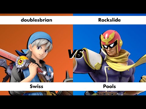 SSBU Spring Knoxville Arcadian! Swiss Pools: doublesbrian (Hero) vs Rockslide (Captain Falcon)