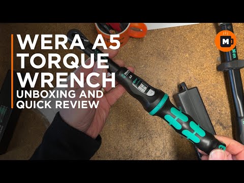 Wera A5 torque wrench unboxing and quick review