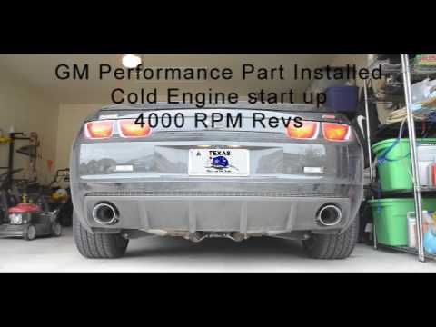 Camaro GM Performance Part 92206992 Axelback muffler upgrade