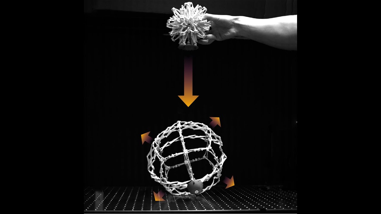 UIST'25 DropPop: Design Drop-Deploy Mechanism with Bistable Scissor Structures