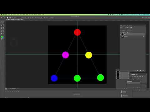 RGB Additive Color Triangle (Wheel) in Photoshop