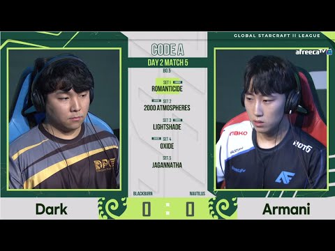 [2021 GSL S2] Code A Day2 Match2 Dark vs Armani