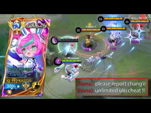 CHANG'E LATE GAME UNLIMITED ULTI🔥 COOLDOWN ULTIMATE 0,6 SECOND