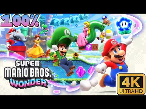 Super Mario Bros. Wonder - Full Game 100% Walkthrough
