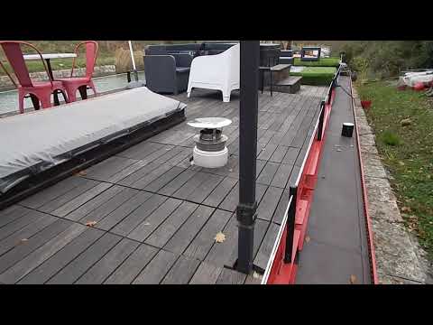 Barge Live aboard 4 cabins with ensuite & huge terrace with jacuzzi - Boatshed - Boat Ref#