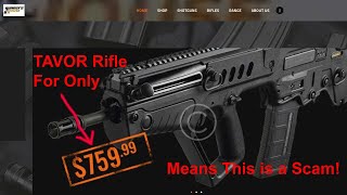 Gunners House Reviews Scam Site says Tavor for $750 = Scam - GunnersHouse.com