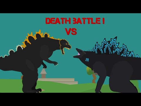 Godzilla 2019 VS Heisei Godzilla death battle (sticknodes)