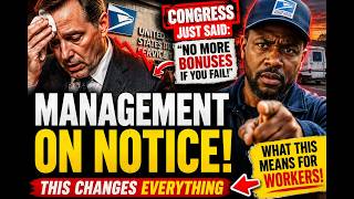 USPS Management Bonuses: The Moment Congress Said No