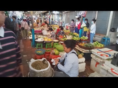 Cambodian Mixed Video Foods In Phnom Penh - Wet Market Food View In The City - Khmer Food On Street