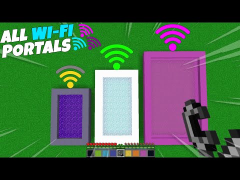 all nether portals with different WI-FI in Minecraft