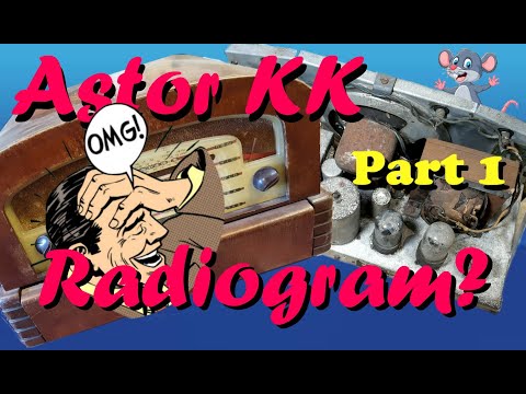 Astor KK Radiogram Restoration Part 1
