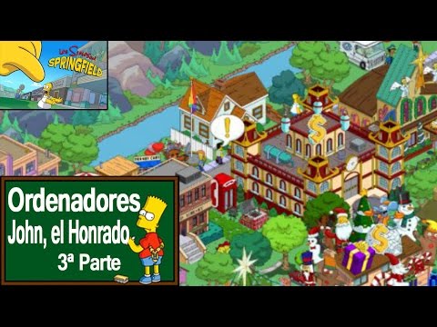 Los Simpson Springfield "Nivel 44 - Ordenadores John el Honrado, 3ª parte" por Tony
