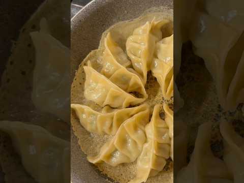 Gyoza Japanese dumplings /potstickers - há cảo Nhật Bản #gyoza #dumplings #potstickers #japanesefood