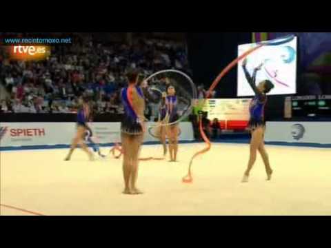 Israel 3 ribbons and 2 hoops Final European Championship Nizhny Novgorod 2012