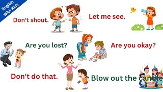 Speak English With Kids | Spoken English for kids | Daily use English sentences